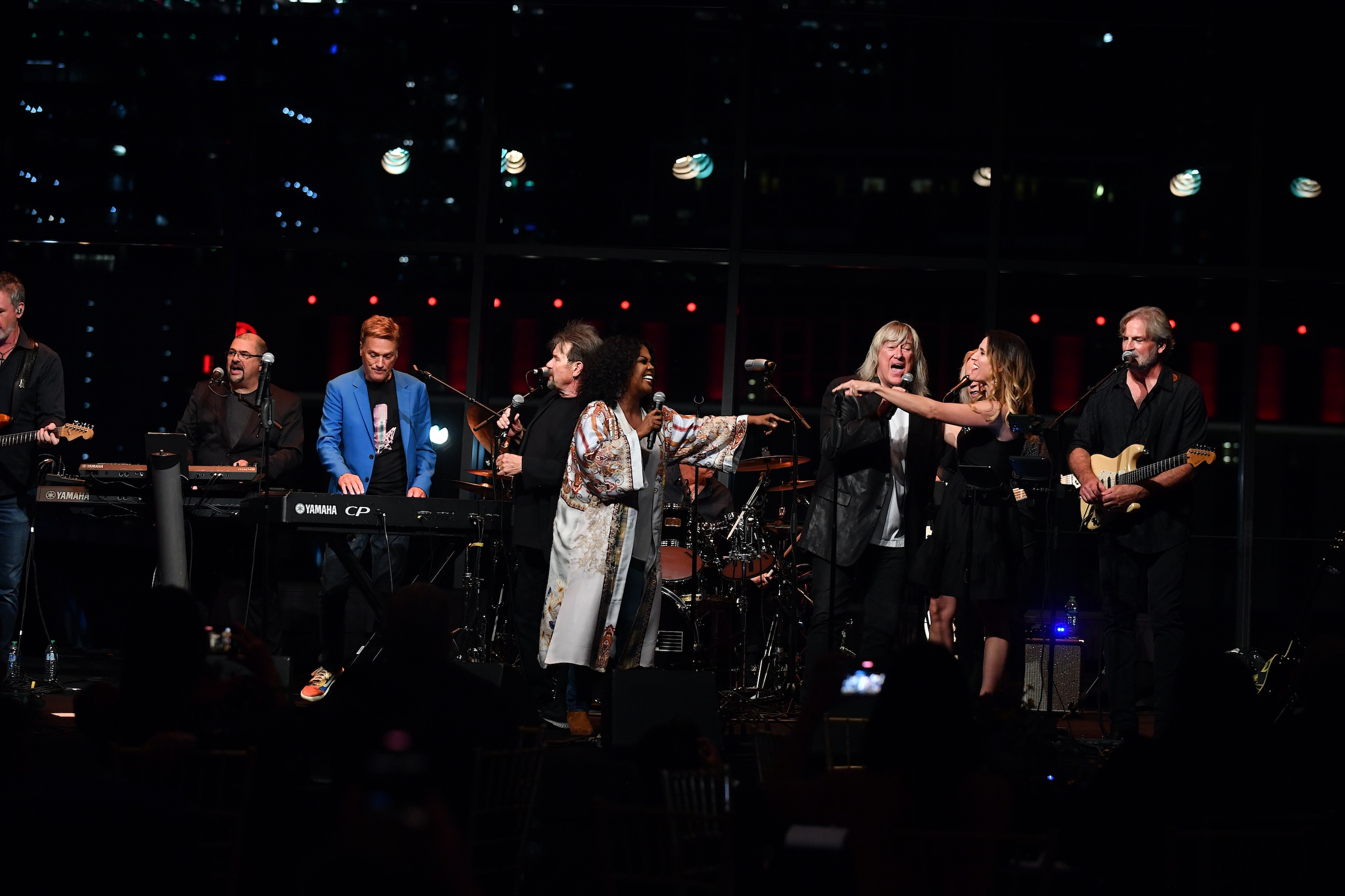 Russ Taff Michael W. Smith CeCe Winans John Schlitt and Rebecca St. James performing at The Jesus Music premiere