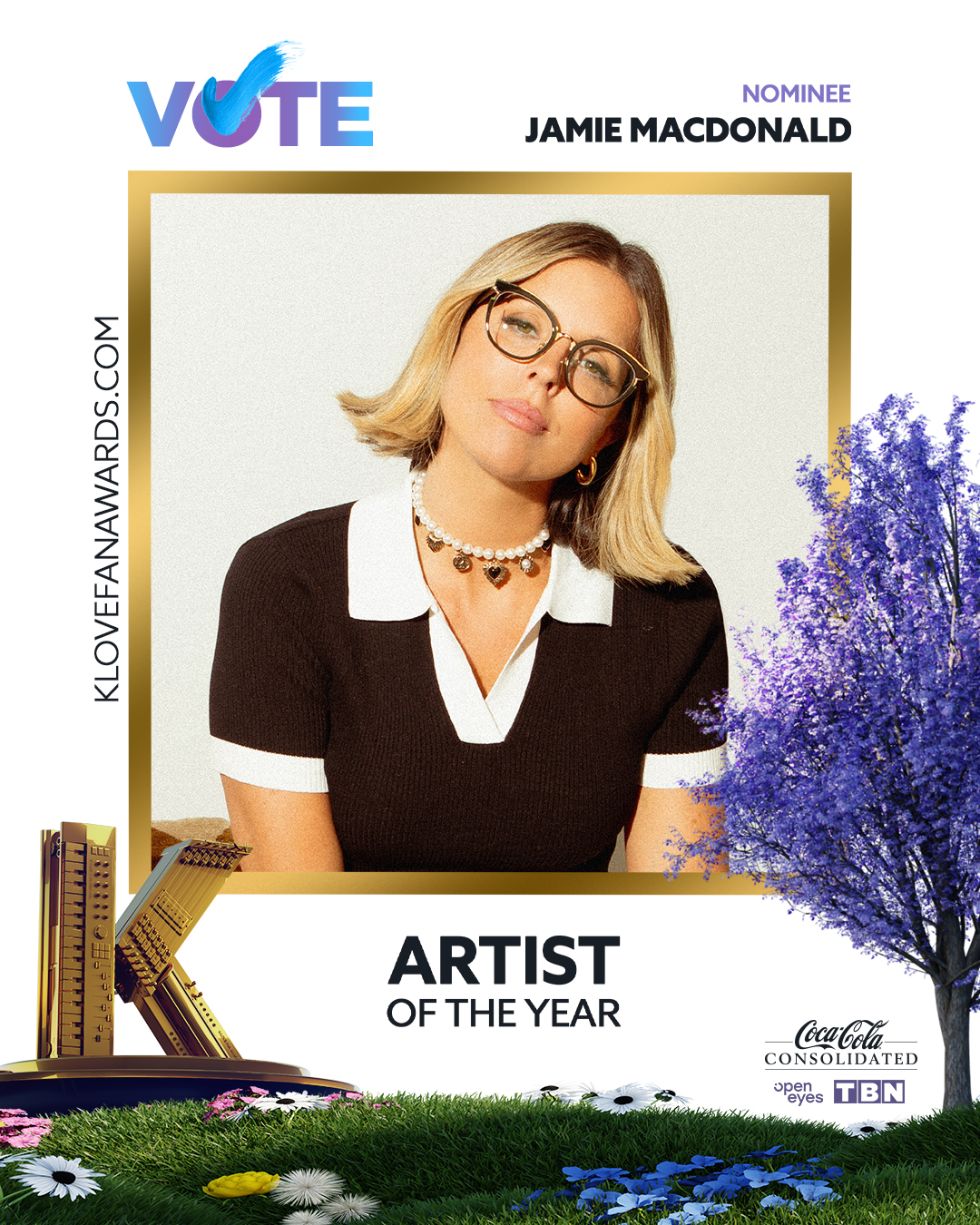 Vote Jamie MacDonald for Artist of the Year at the 2026 K-LOVE Fan Awards