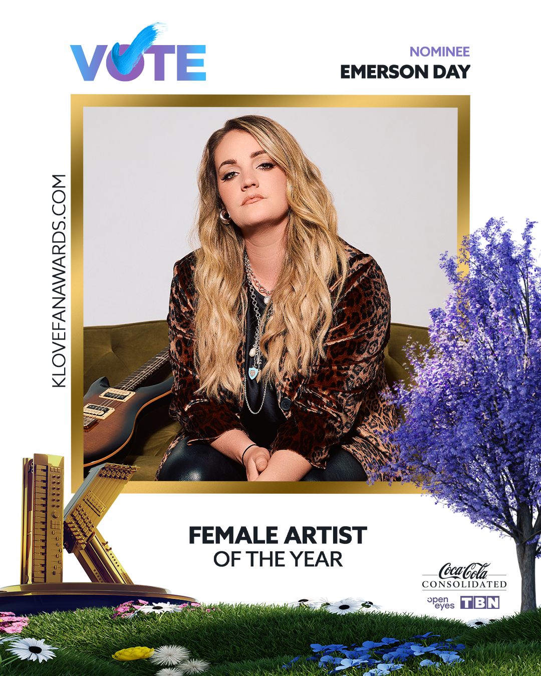 Vote Emerson Day for Female Artist of the Year in the 2026 K-LOVE Fan Awards