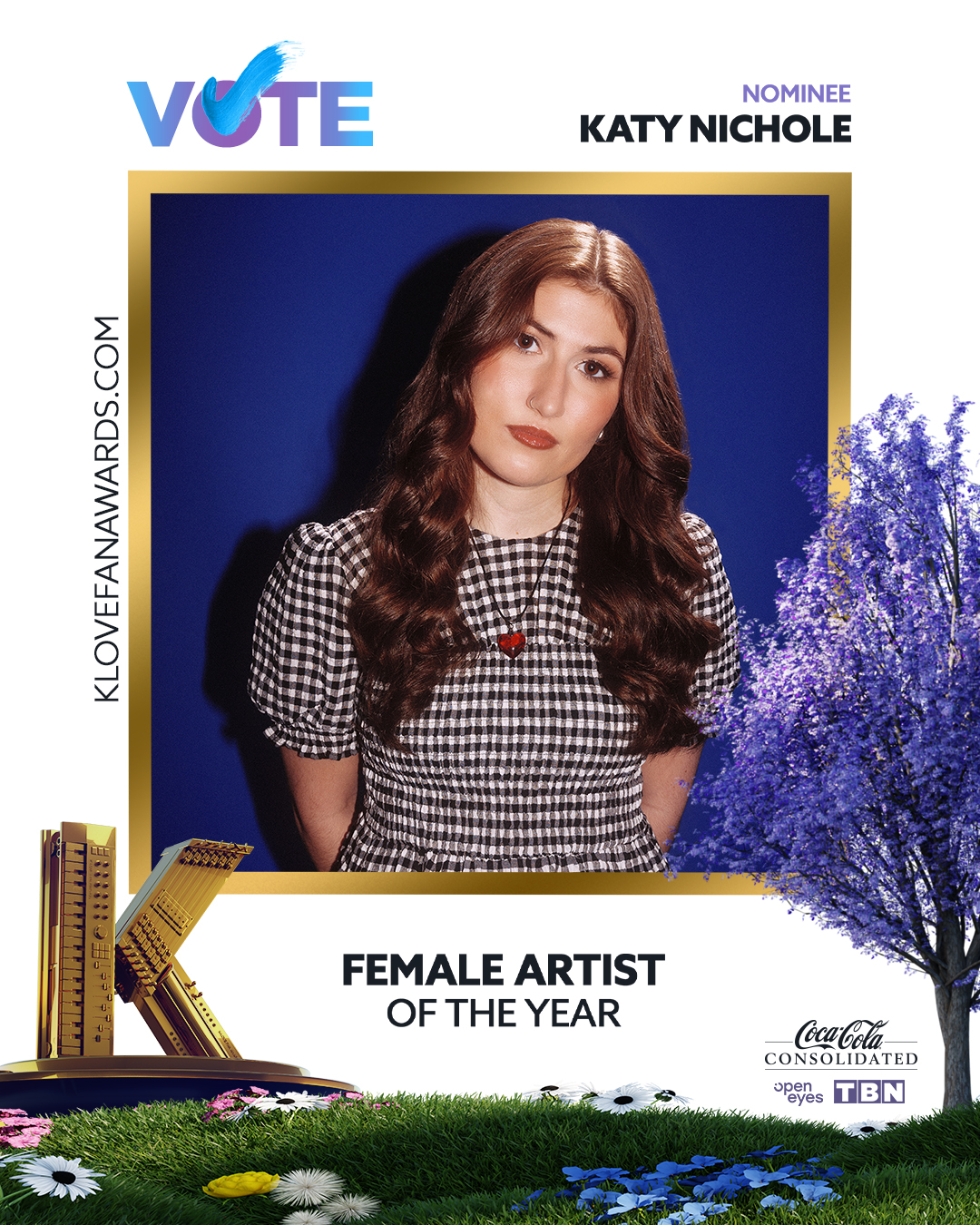 Vote Katy Nichole for Female Artist of the Year in the 2026 K-LOVE Fan Awards