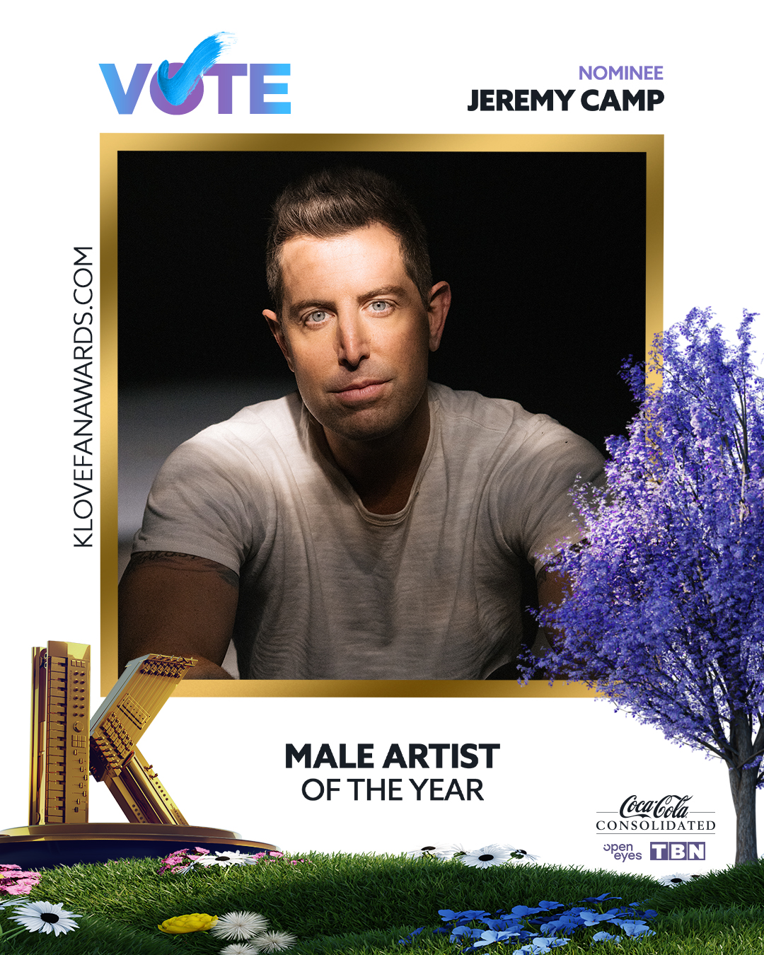 Vote Jeremy Camp for Male Artist of the Year in the 2026 K-LOVE Fan Awards
