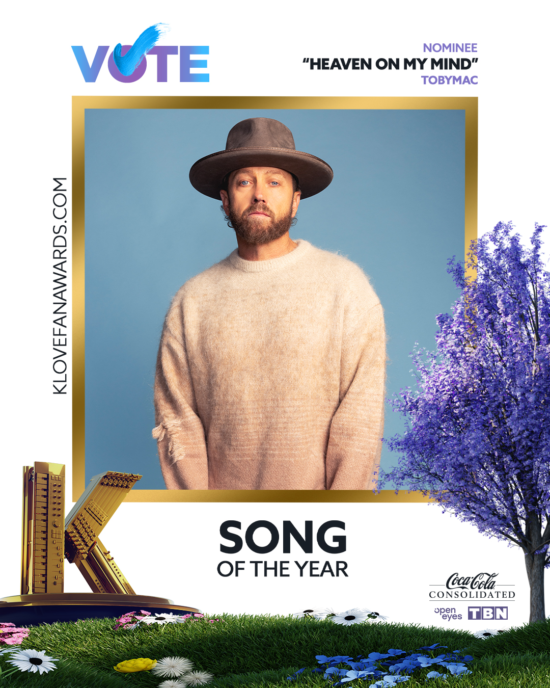 Vote Heaven On My Mind for Song of the Year at the 2026 K-LOVE Fan Awards