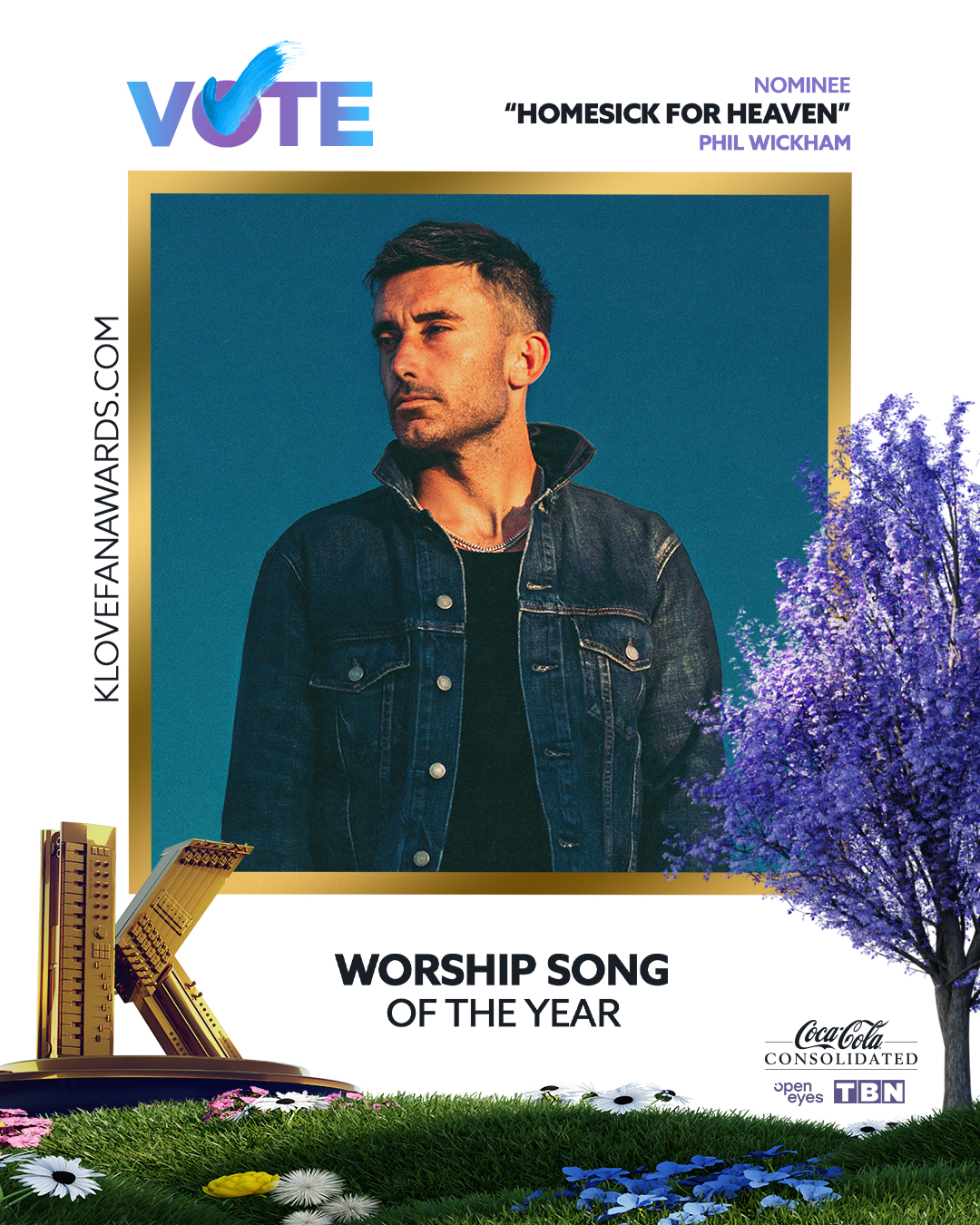 Vote Homesick For Heaven for Worship Song of the Year in the 2026 K-LOVE Fan Awards