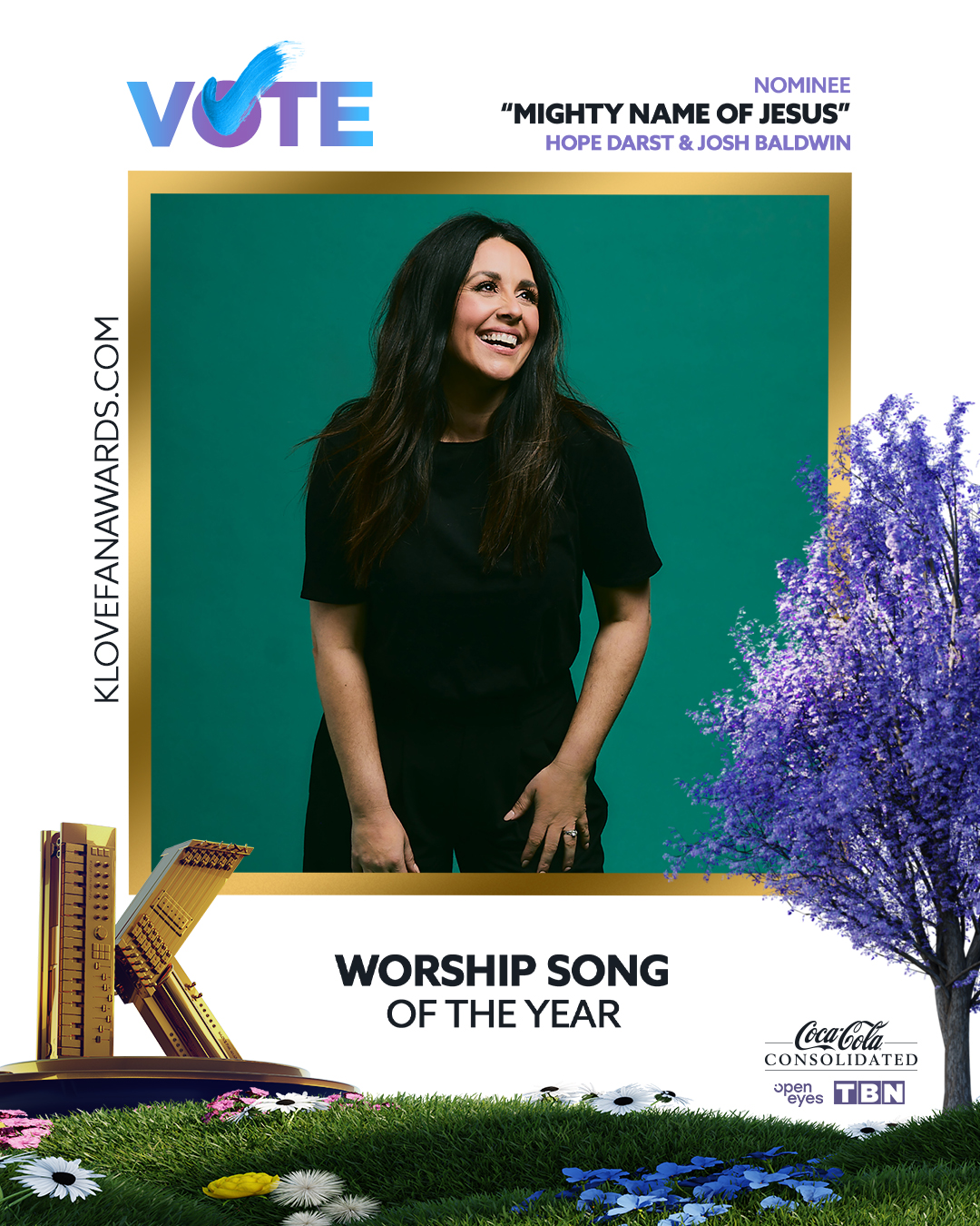 Vote Mighty Name Of Jesus for Worship Song of the Year in the 2026 K-LOVE Fan Awards