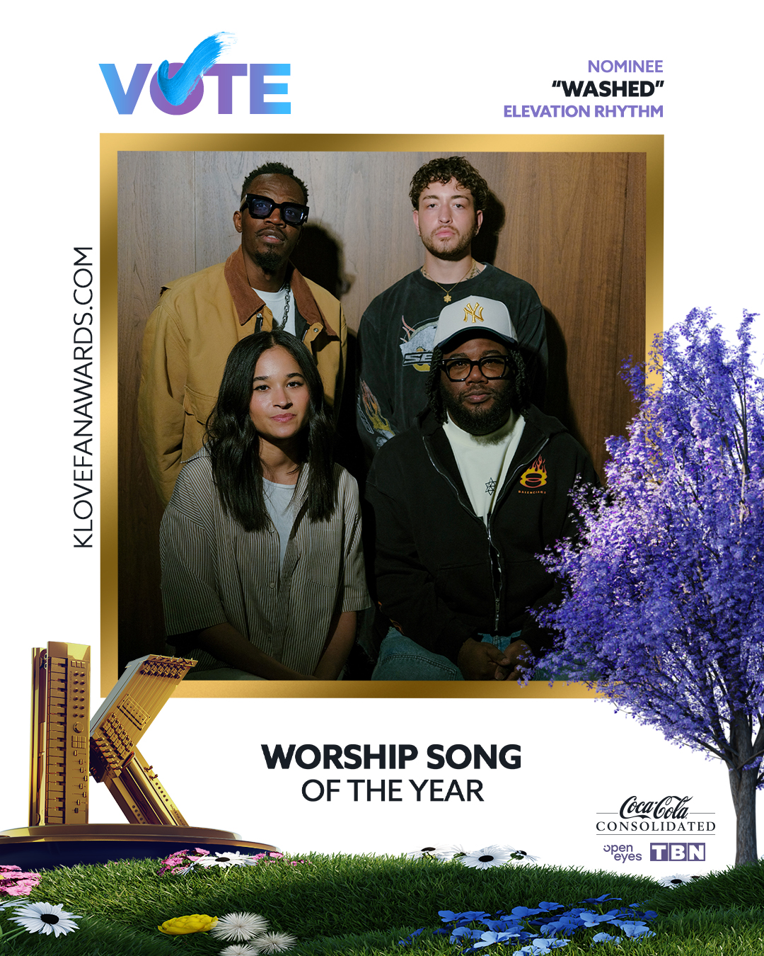 Vote Washed for Worship Song of the Year in the 2026 K-LOVE Fan Awards