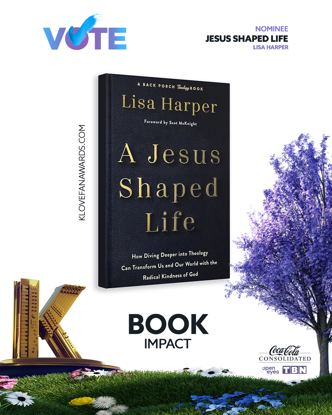 Vote A Jesus Shaped Life for Book Impact at the 2026 K-LOVE Fan Awards