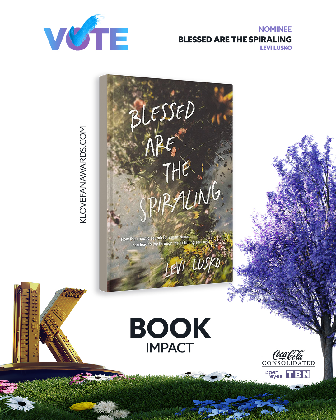 Vote Blessed Are The Spiraling for Book Impact at the 2026 K-LOVE Fan Awards