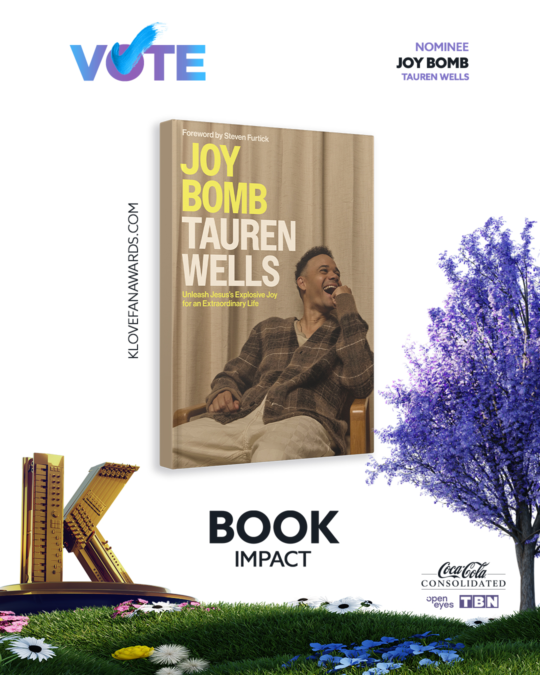 Vote Joy Bomb for Book Impact at the 2026 K-LOVE Fan Awards