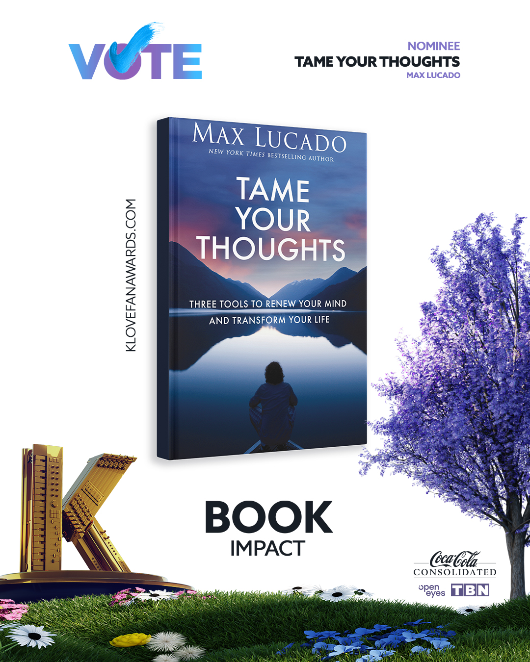 Vote Tame Your Thoughts for Book Impact at the 2026 K-LOVE Fan Awards