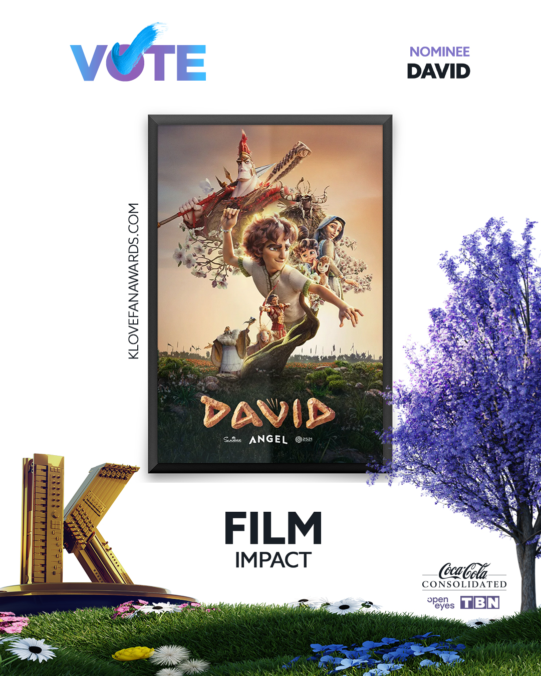Vote David for Film Impact in the 2026 K-LOVE Fan Awards