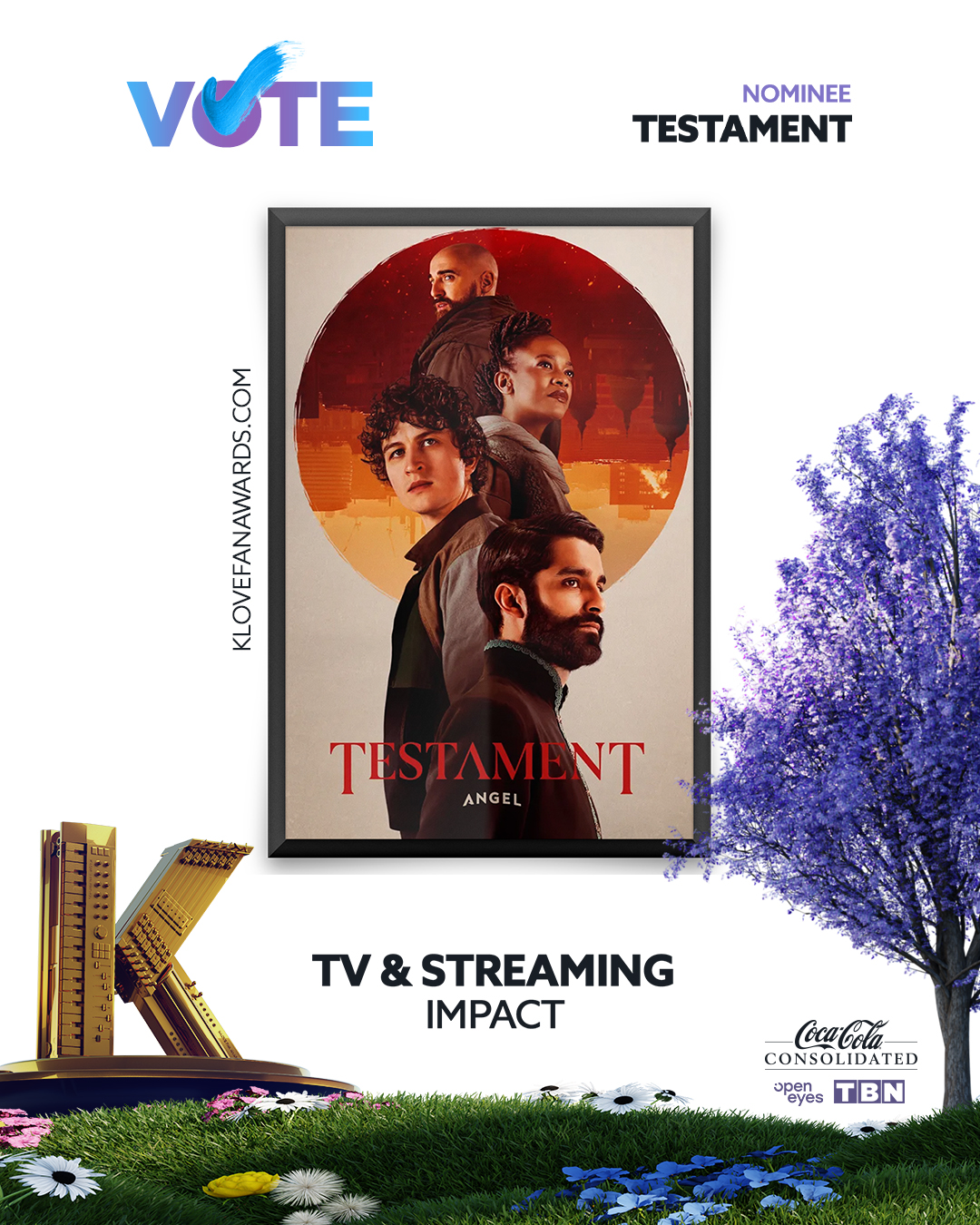 Vote Testament for TV Streaming Impact at the 2026 K-LOVE Fan Awards