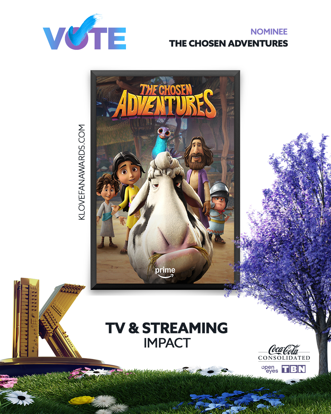 Vote The Chosen Adventures for TV Streaming Impact at the 2026 K-LOVE Fan Awards