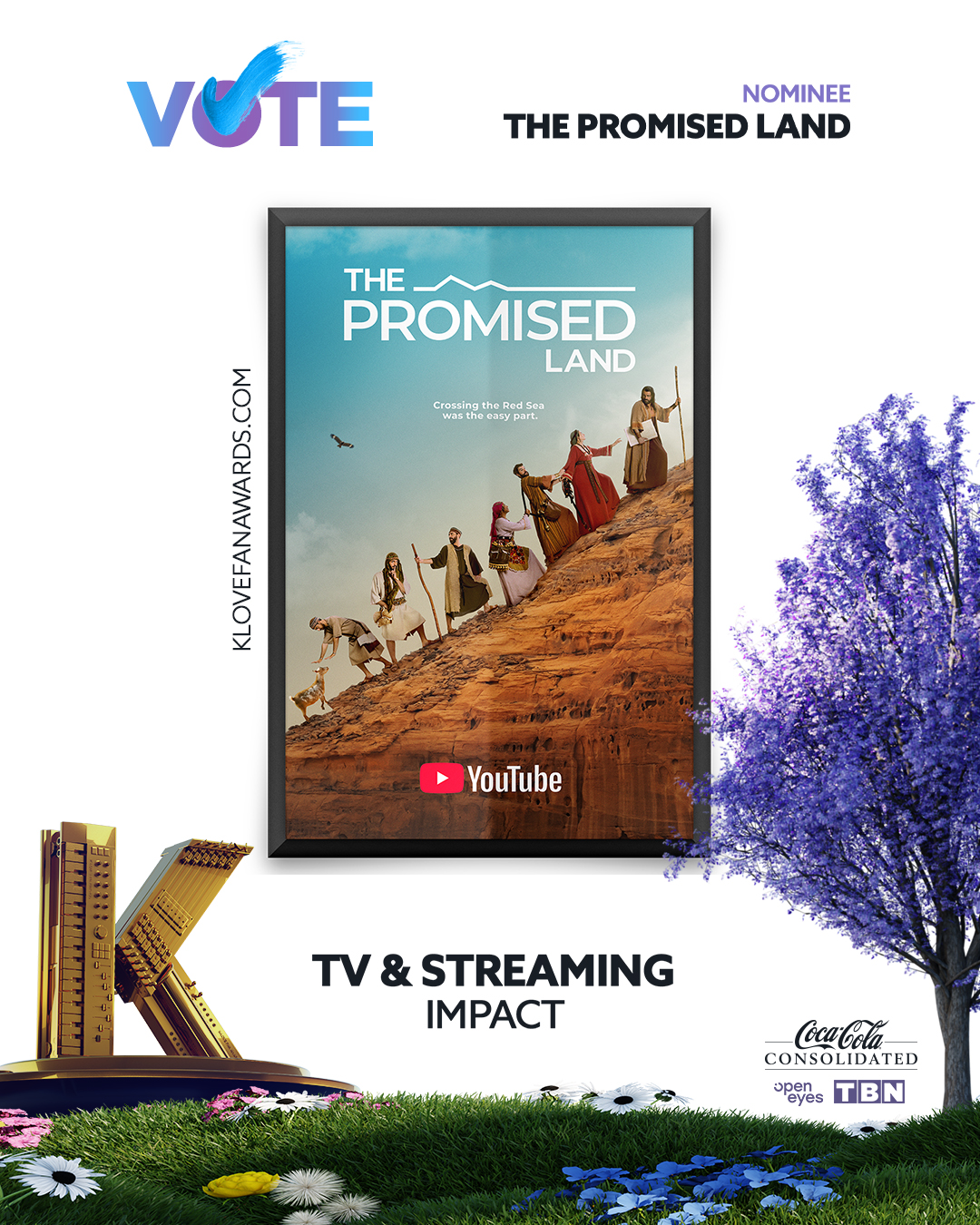 Vote The Promised Land for TV Streaming Impact at the 2026 K-LOVE Fan Awards