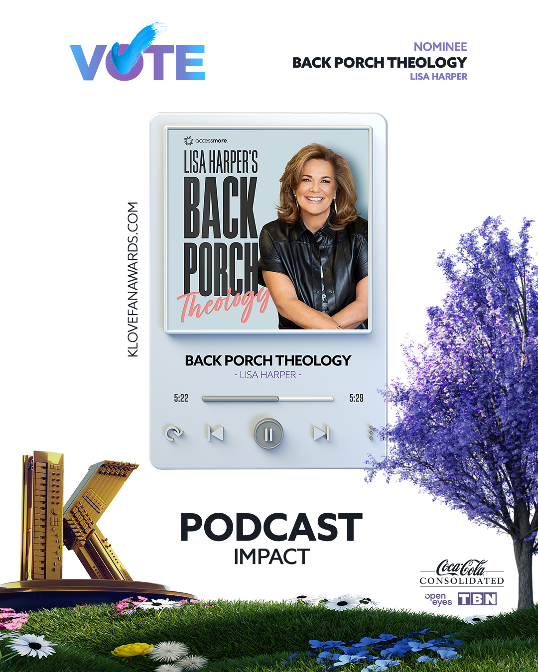Vote Back Porch Theology for Podcast Impact in the 2026 K-LOVE Fan Awards