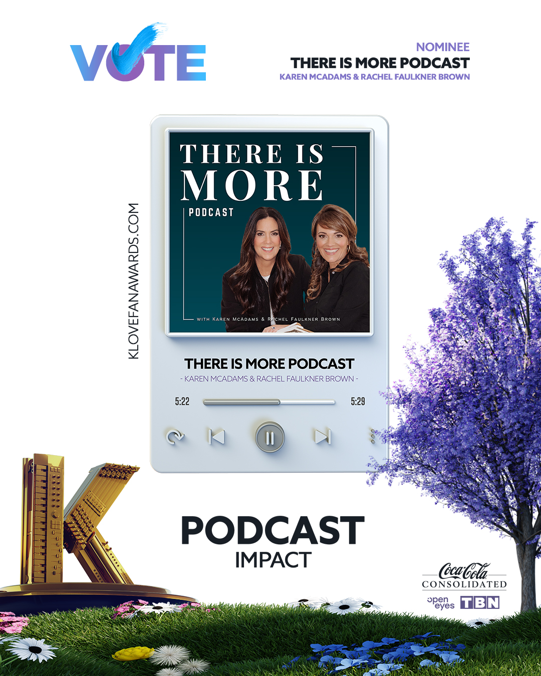 Vote There Is More Podcast for Podcast Impact in the 2026 K-LOVE Fan Awards