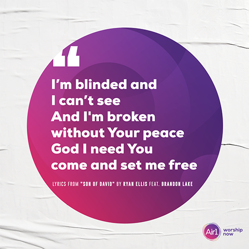 “I’m blinded and I can’t see And I