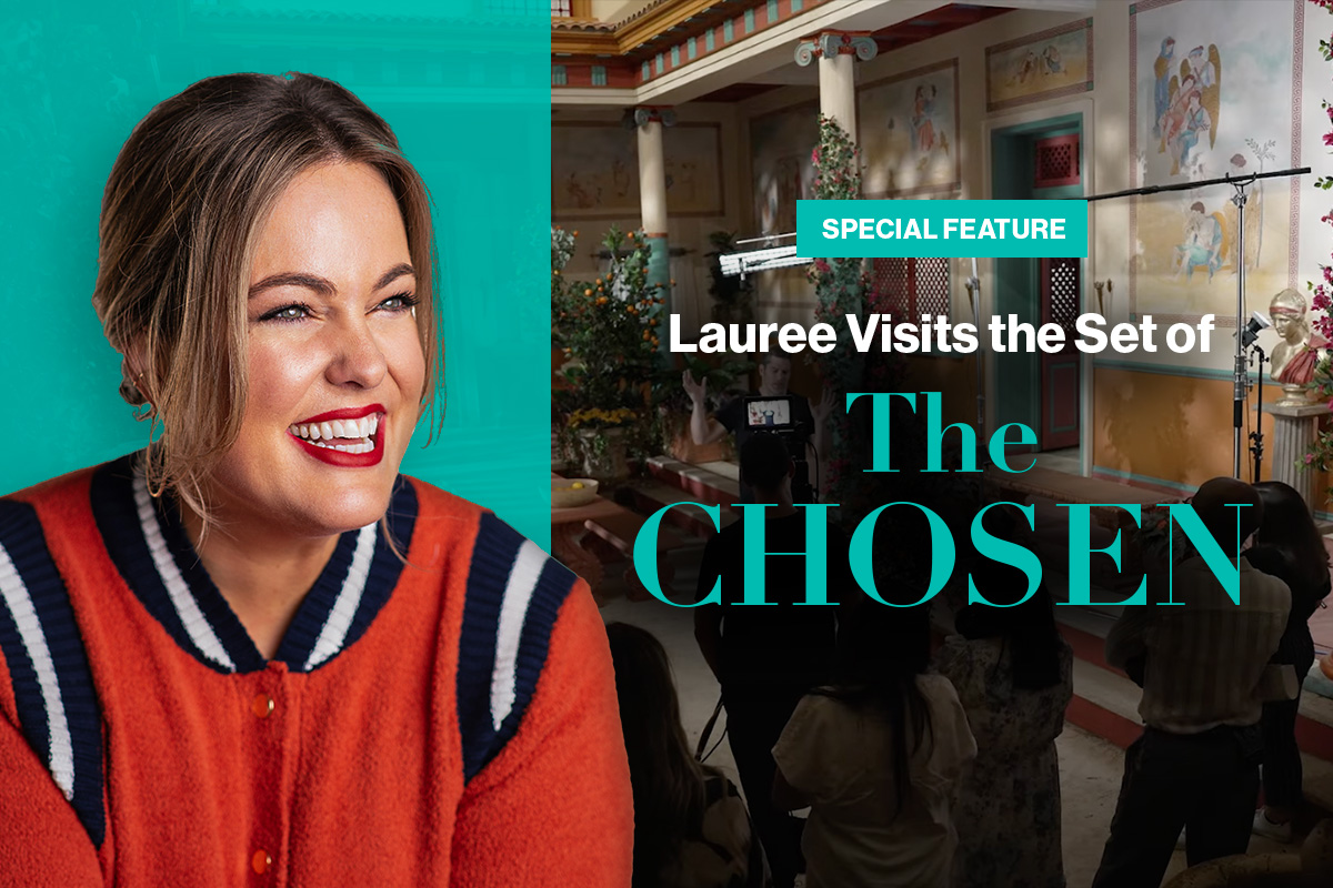 Lauree Visits the Set of 'The Chosen'