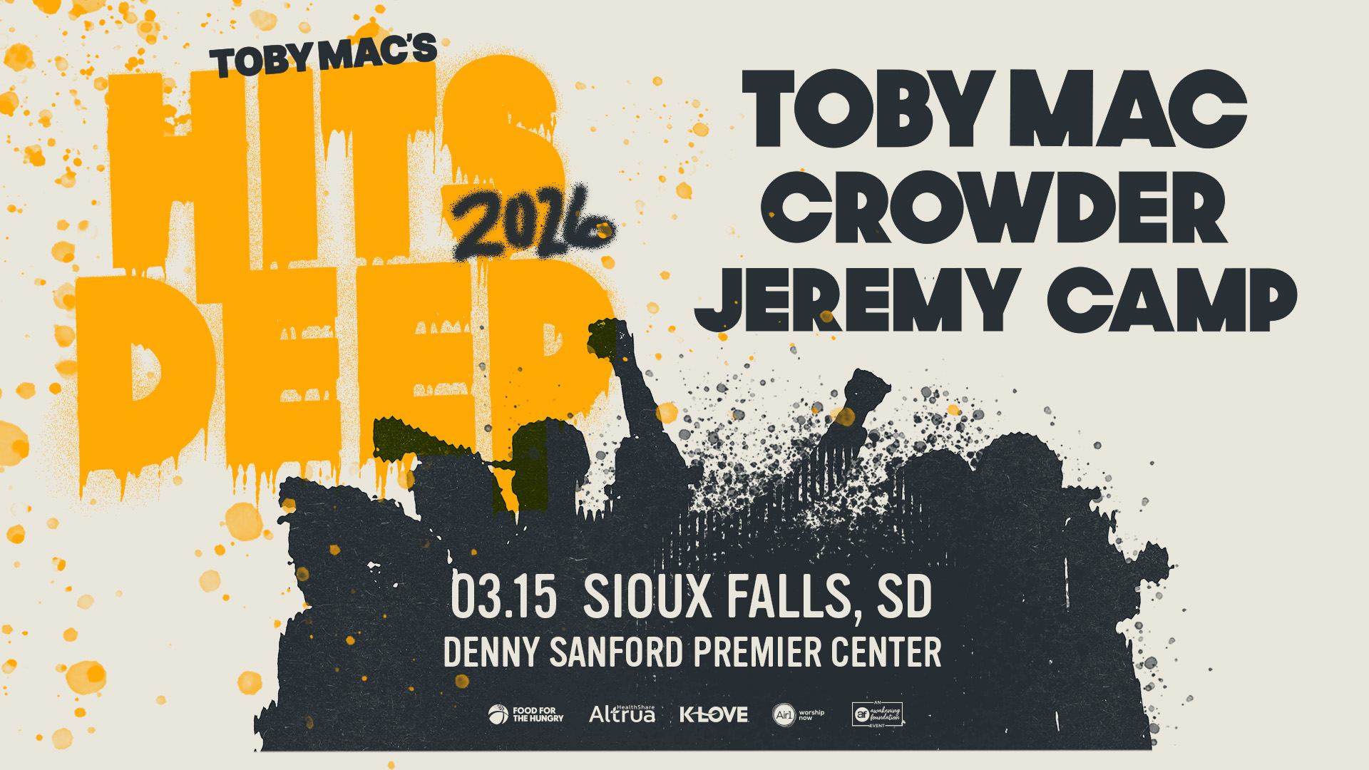 TobyMac's Hits Deep Tour 2026 (Rescheduled from 3/15/26)