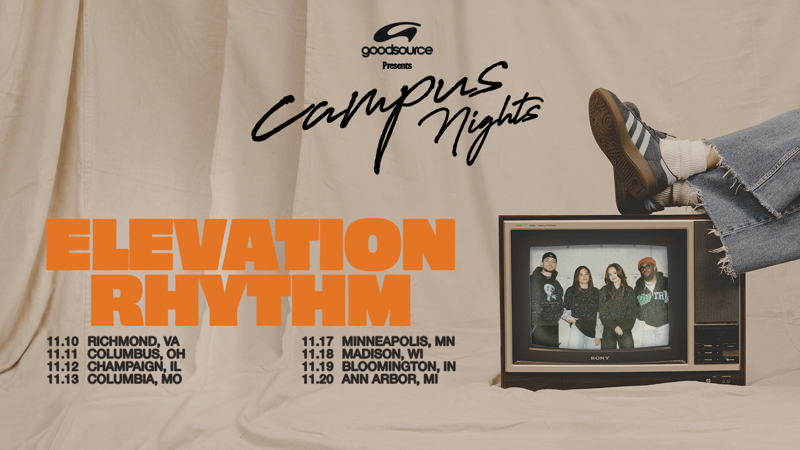 Goodsource Presents Campus Nights with Elevation Rhythm