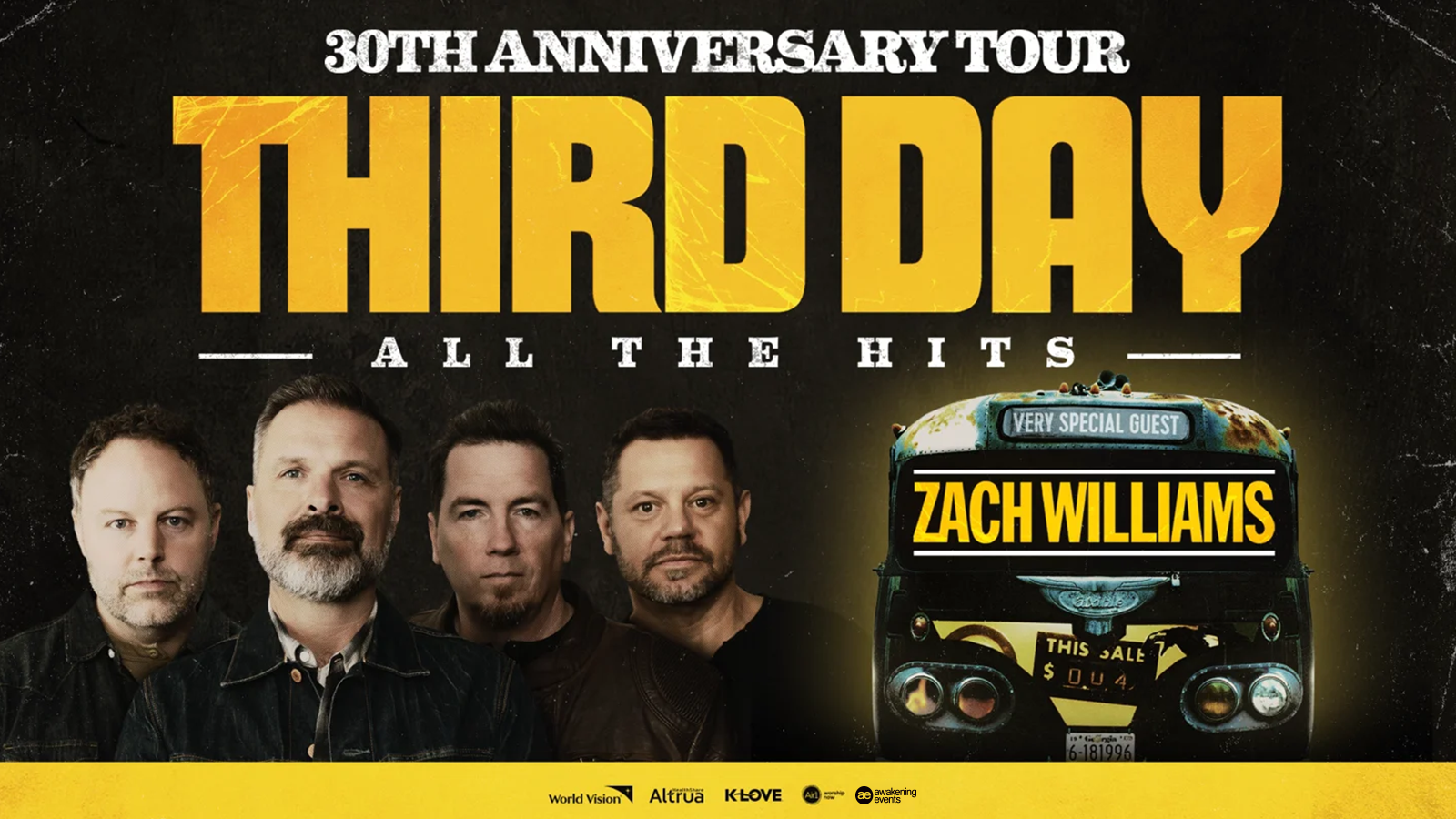 Third Day: 30th Anniversary Tour | Positive Encouraging K-LOVE