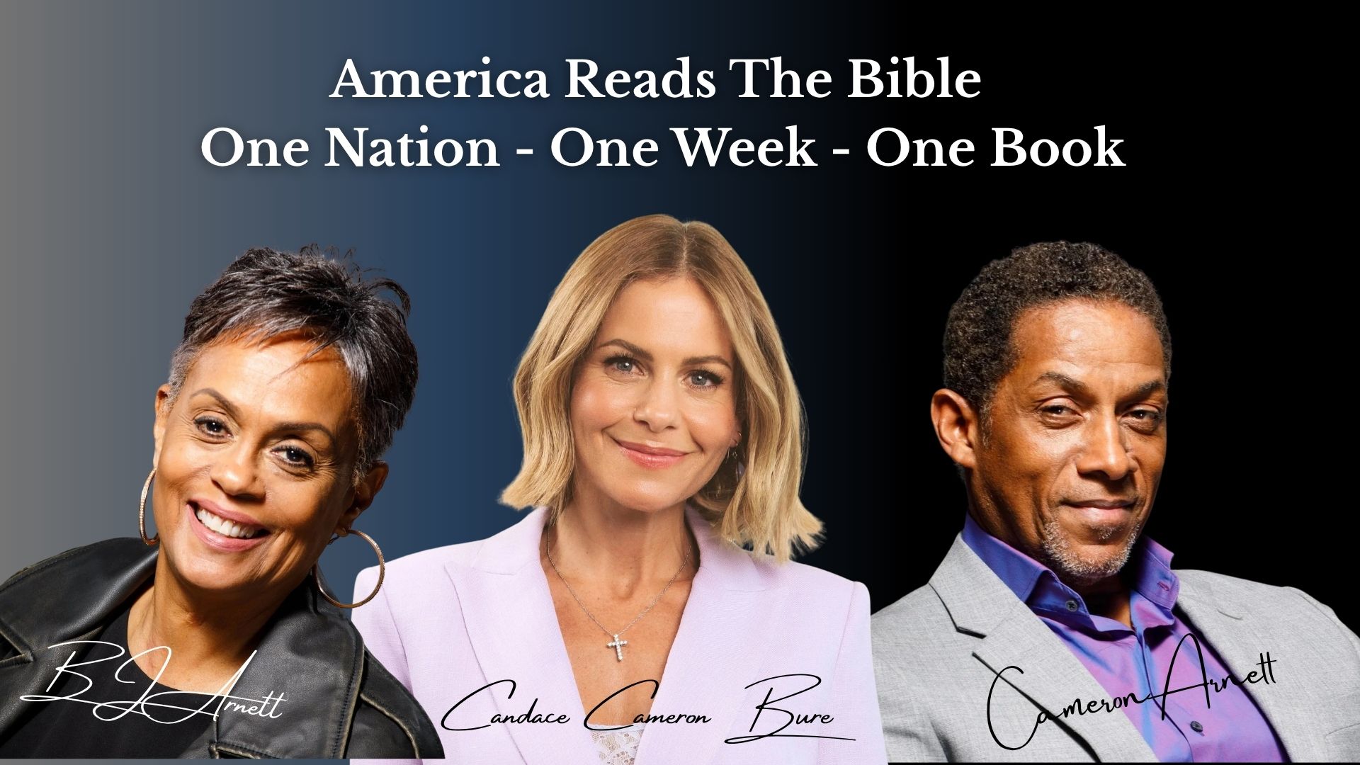 BJ Arnett National Spokesperson; Candace Cameron Bure National Spokesperson and Cameron Arnett National Spokesperson