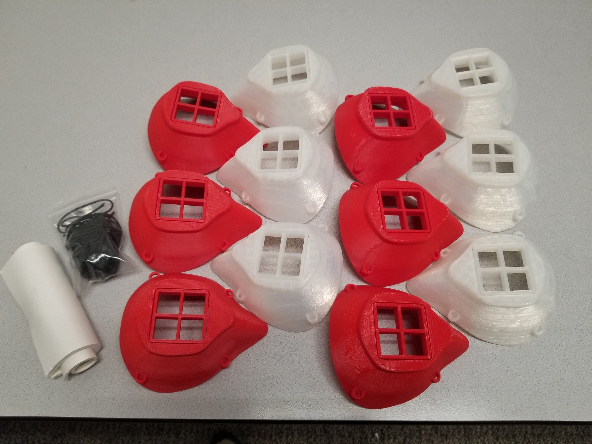 Reusable 3-D Printed Masks