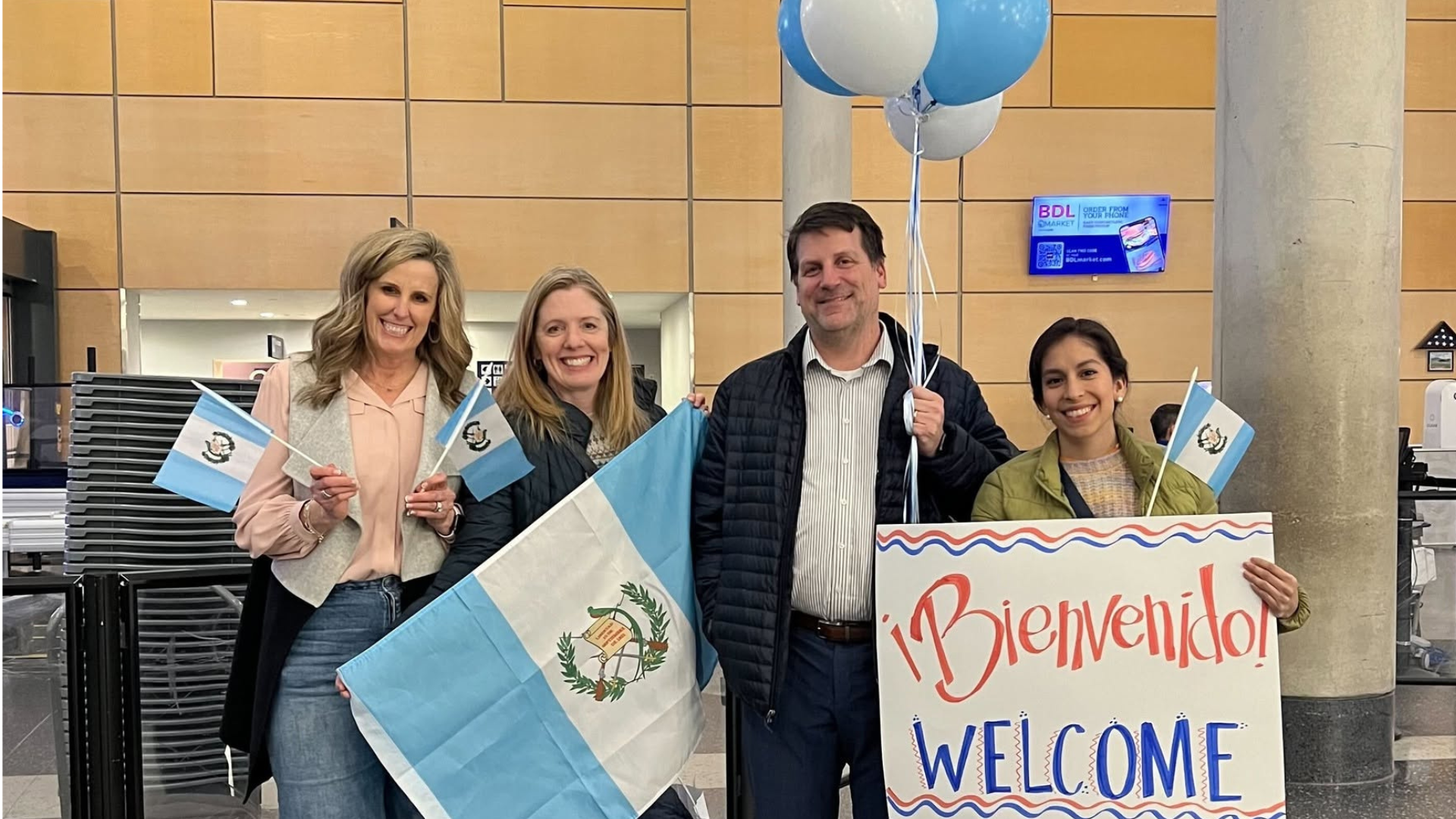 A Guatemalan family is welcomed to the U.S. by their new neighbors.