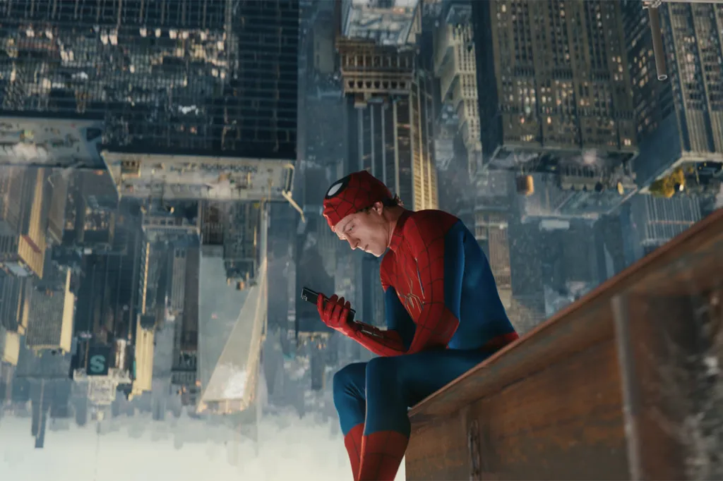 Tom Holland in a scene from "Spider-Man: Brand New Day."