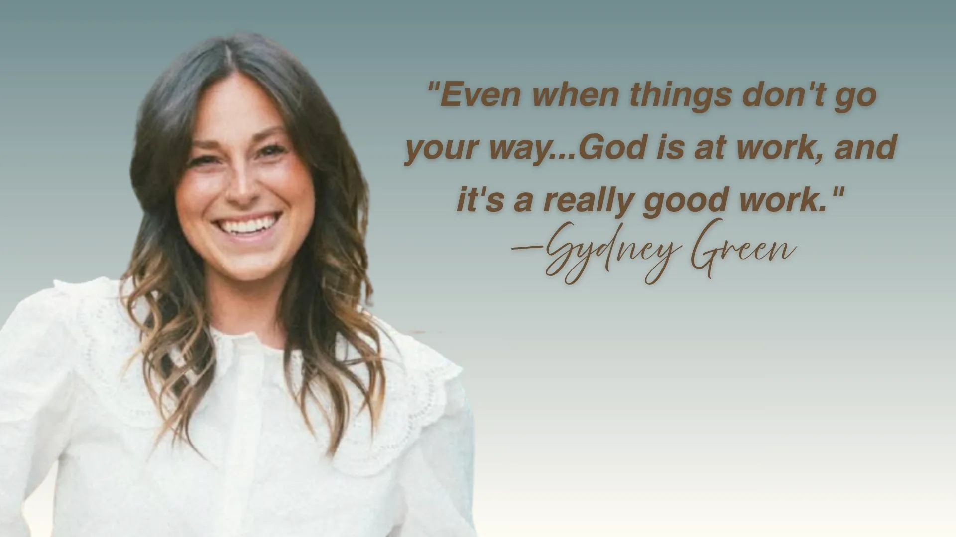 Sydney Green - Choosing God