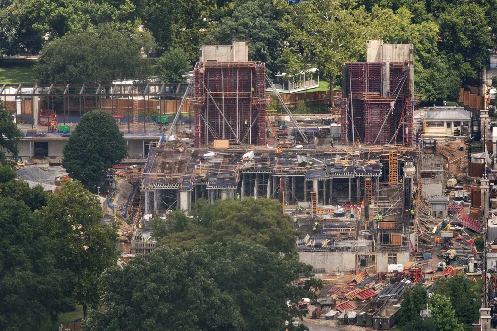 Halt Work On Under-Construction White House Ballroom Complex - Appeals Court Order