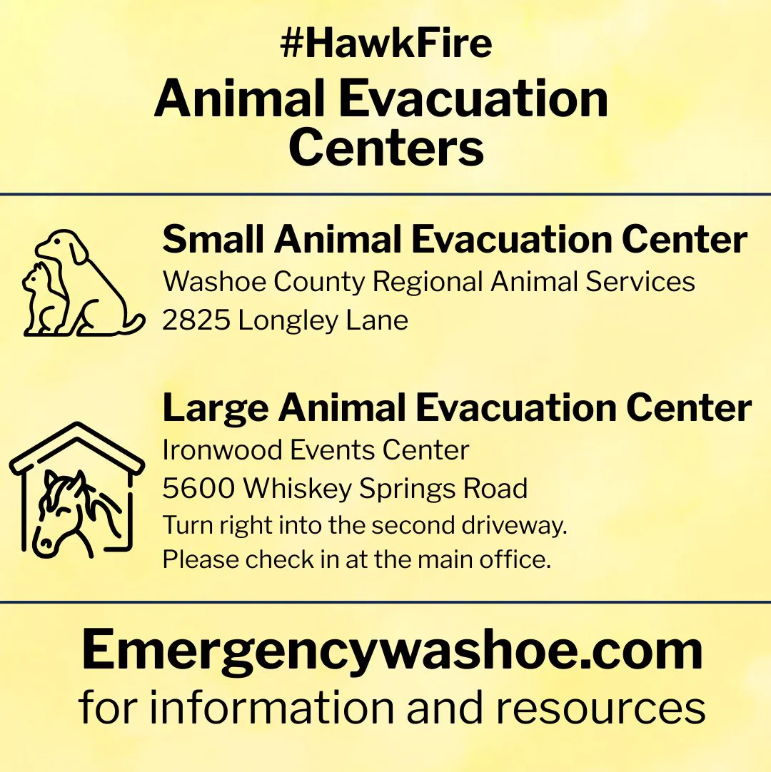 pet evacuation alert