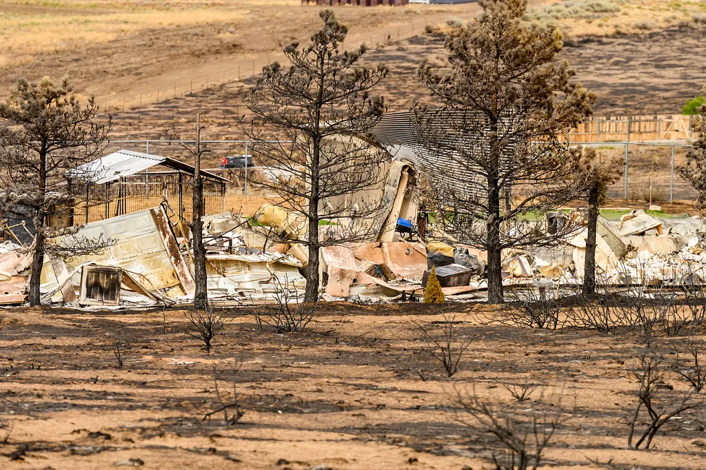 Bug Fire near Reno, Nev.