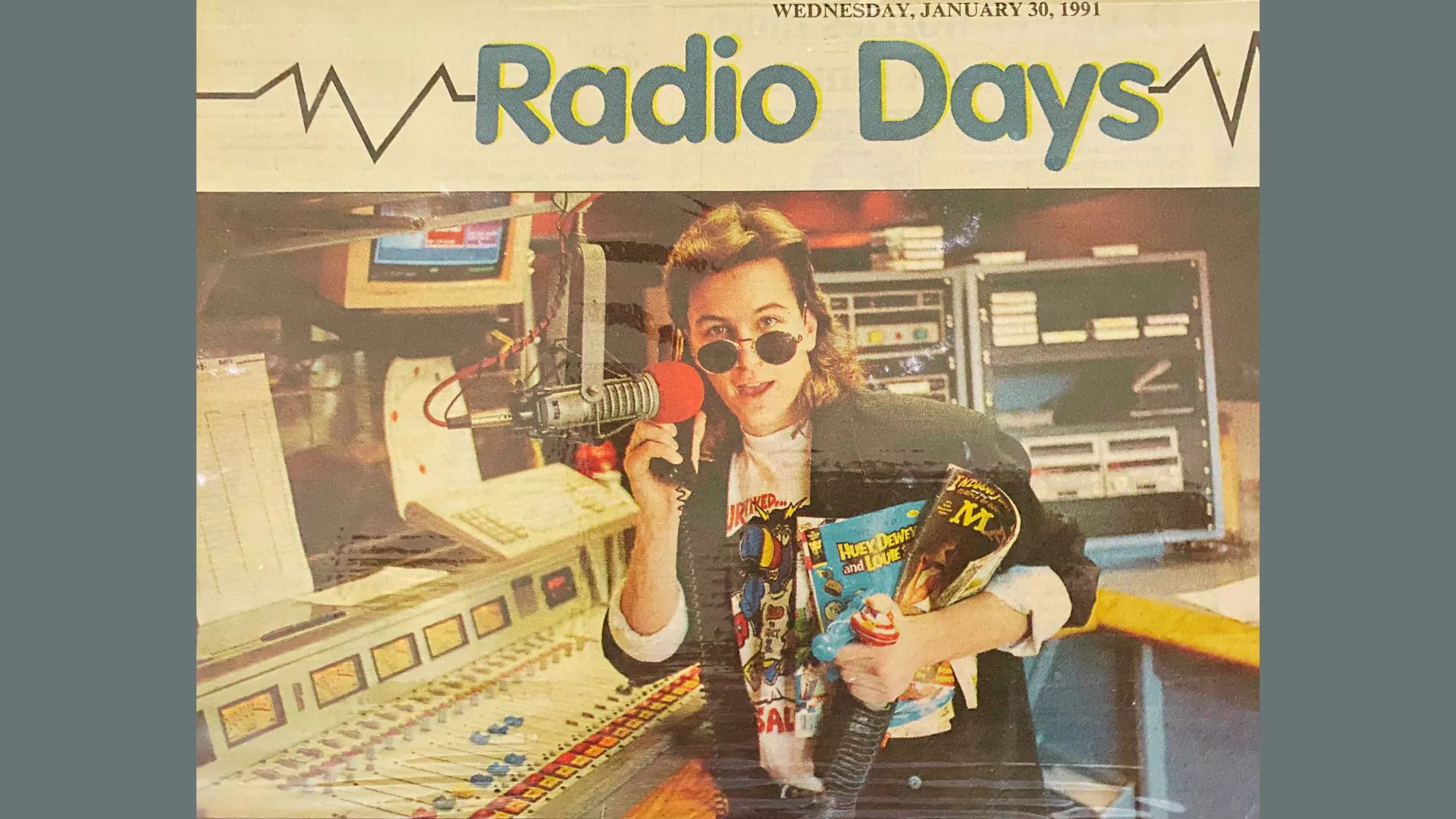 Gator Harrison Behind the Mic, 1991