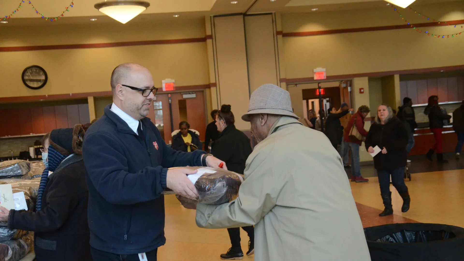 Major Paul Cornell serves a neighbor during the Cornells time in Ohio.