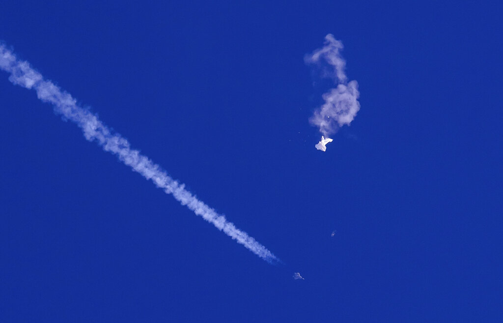 Chinese balloon shootdown off Myrtle Beach, SC
