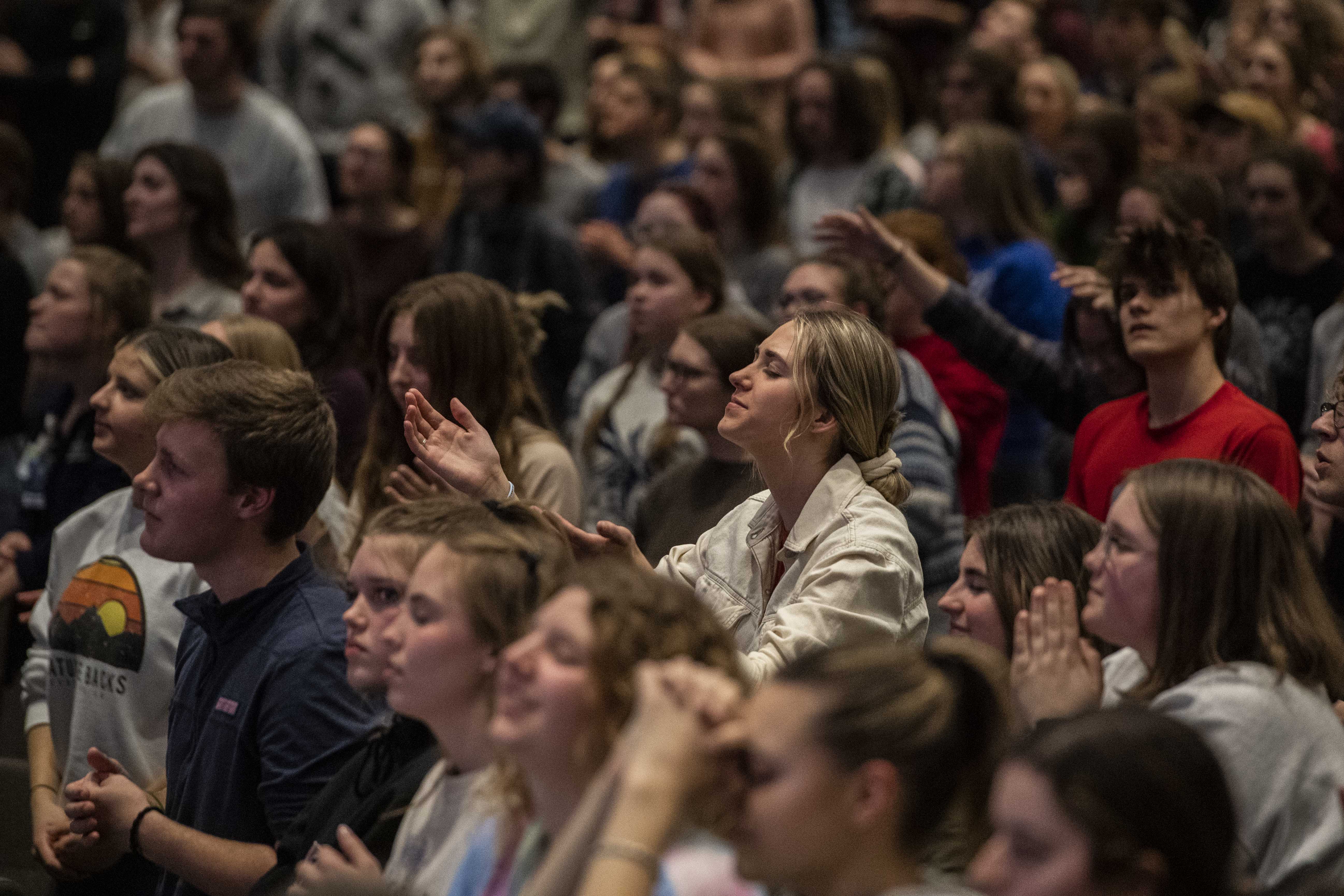 "God convicted me of my “little faith” when I walked in to see a thousand, maybe more, students."