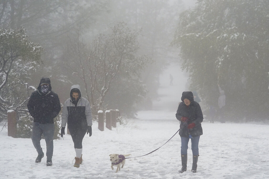 People visit Mount Diablo State Park in Walnut Creek, Calif. in the San Francisco Bay Area
