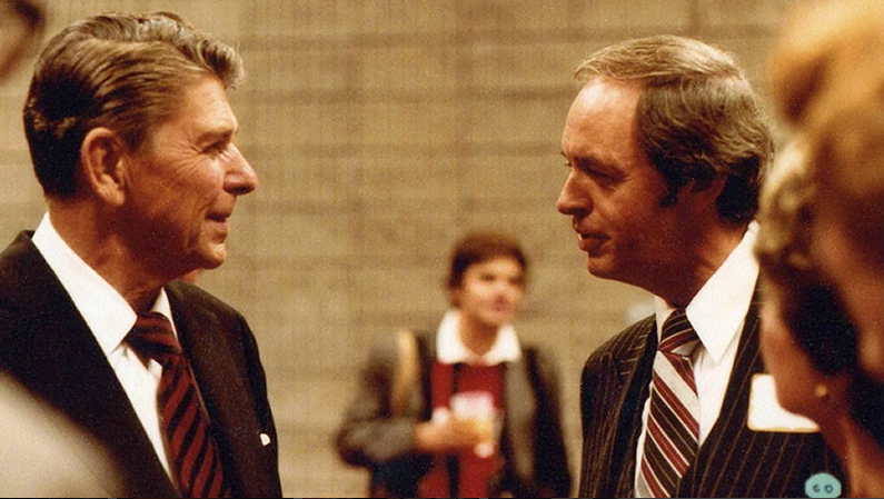 President Ronald Reagan, Pastor Charles Stanley