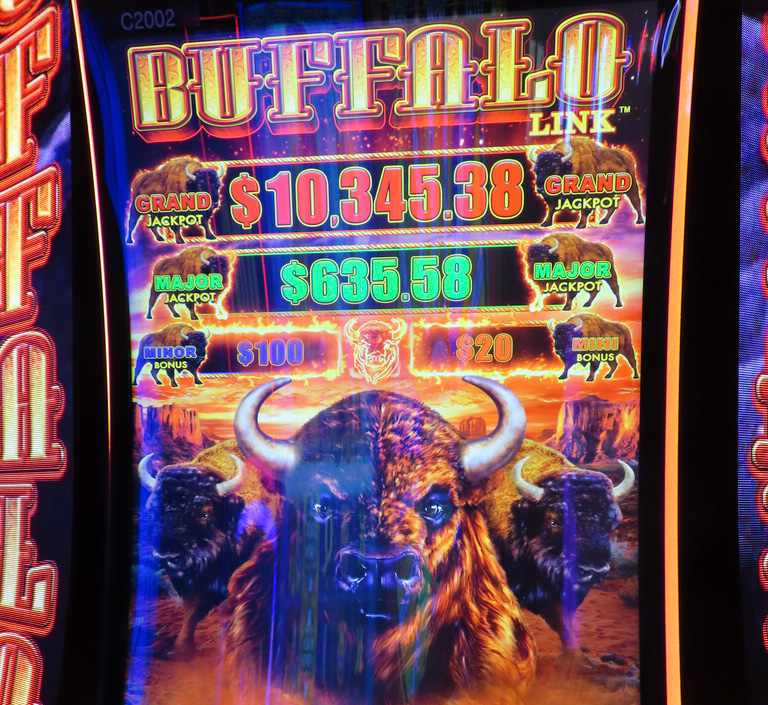 Slot machine awaits players at the Hard Rock casino in Atlantic City N.J.