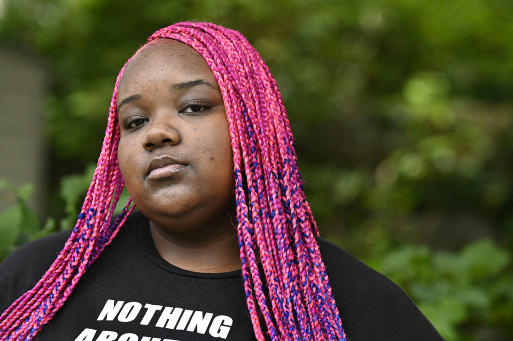 Victoria Bradley, 19, in Detroit