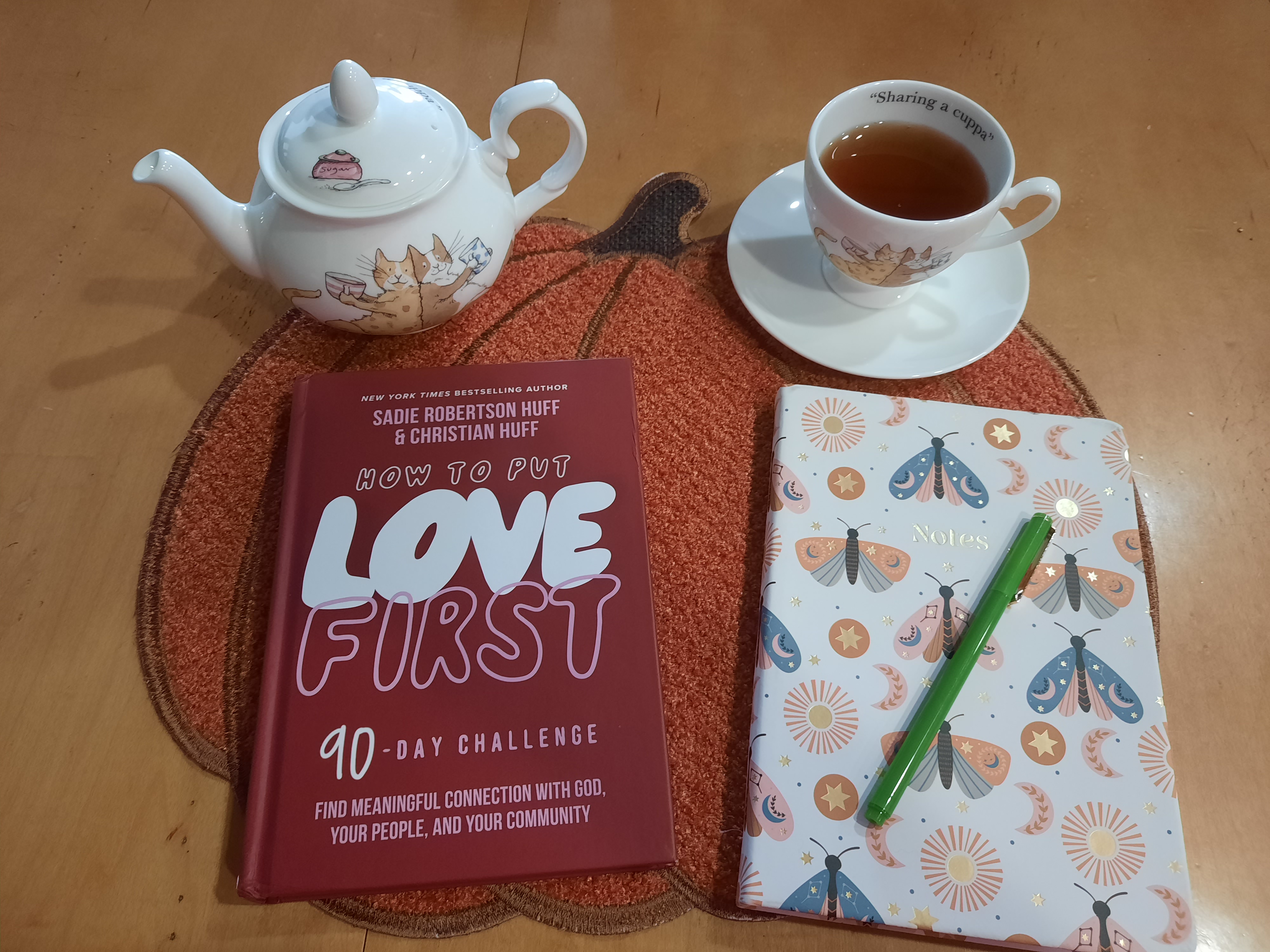 tea and book