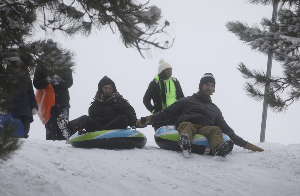 For some, all this winter weather is fun