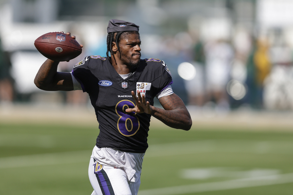 Baltimore Ravens quarterback Lamar Jackson