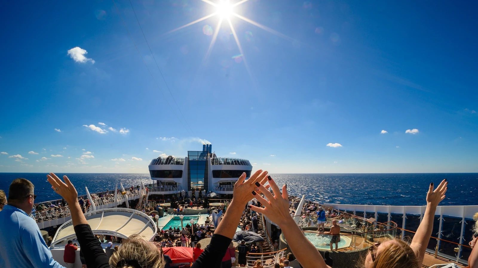 The first Air1 Friends and Family Cruise sails from New Orleans to Cozumel, Mexico